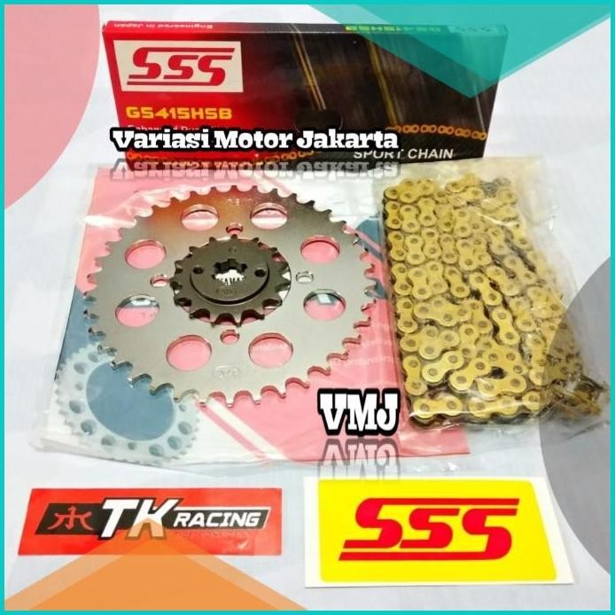 Gear Set Tk Racing 415 Rx King - Jupiter Z - Force 1- Fiz R - RXZ 11OK