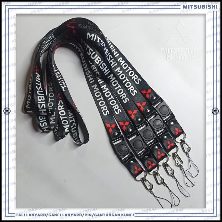 

BEST DEAL TALI LANYARD GANTUNGAN ID CARD/HP/KUNCI/DLL.. MITSUBISHI