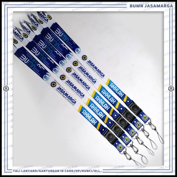 

DISKON TALI LANYARD GANTUNGAN ID CARD/HP/KUNCI/DLL.. BUMN JASA MARGA