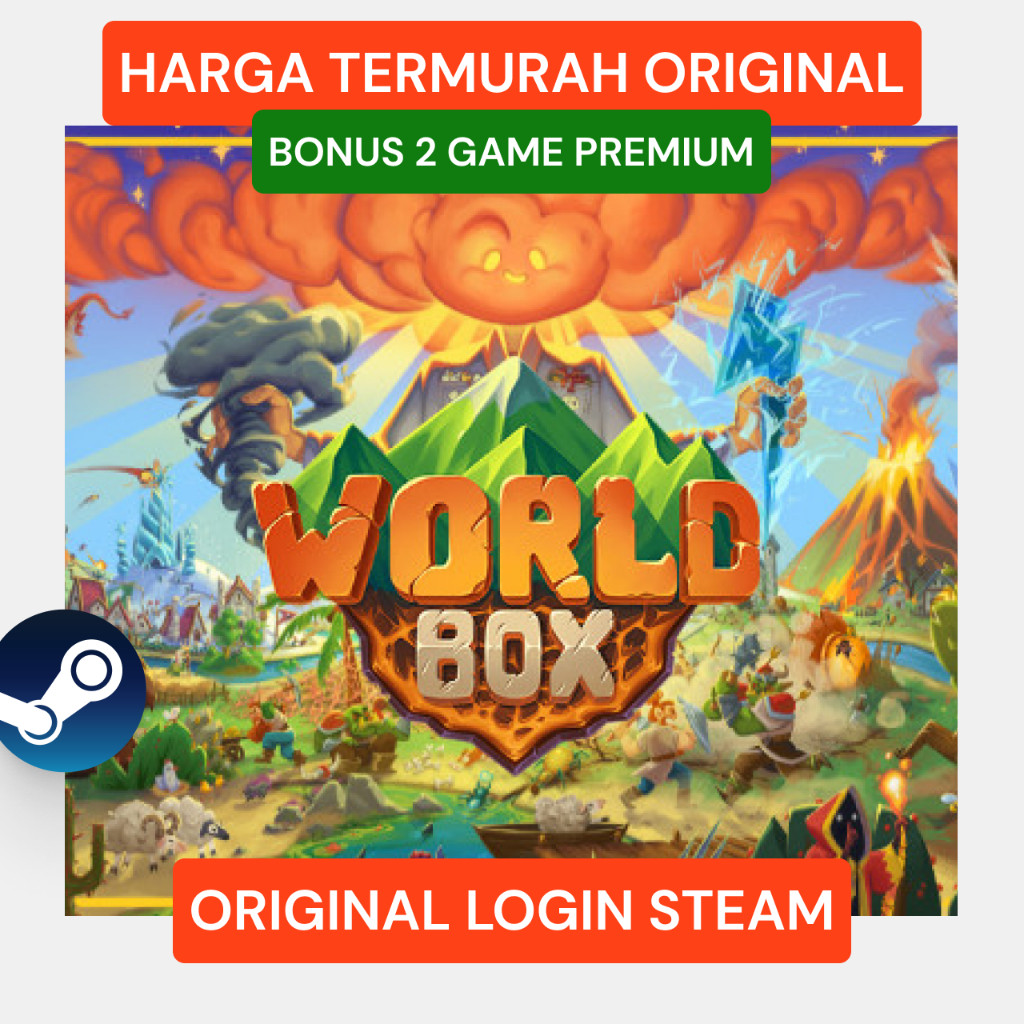Worldbox God Simualtor - Game Simulator Sandbox - Original Steam Game Laptop PC Steam Deck ROG Ally