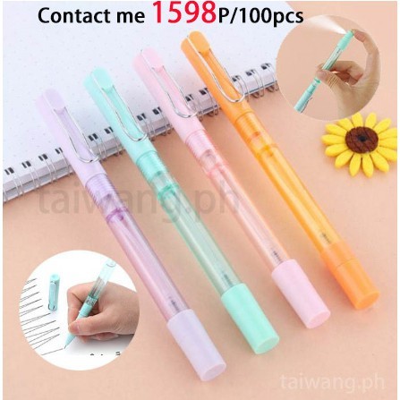 

100 Buah 2in1 Pena Botol Semprot Portabel Isi Ulang Menulis 10Ml Semprotan Alkohol Pena Gel Tuan |E86FD196|
