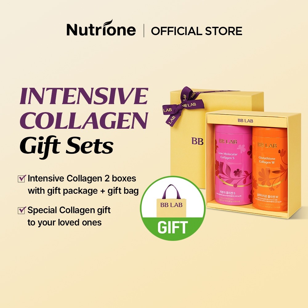 

Set Hadiah Kolagen Intensif NUTRIONE BB LAB (2 kotak) + tas hadiah GRATIS |fPzrziba|