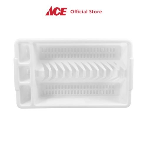 Ace Stora Rak Piring Plastik - Putih