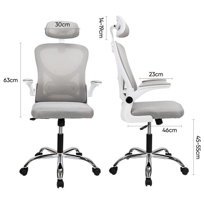 Deli Office Chair / Kursi Kantor / Kursi Kerja Dengan Sandaran E4930