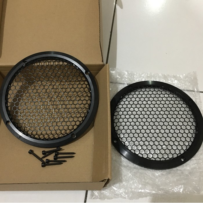 Grill / tutup midbass 6.5 inch universal . Pelindung cover midbass