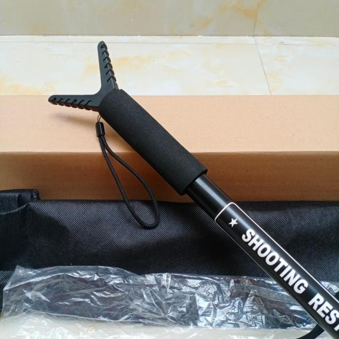 Monopod Hunting Shooting Rest Berburu Not Bipod Tripod W/ V-Yoke Pcp Original Dan Terpercaya