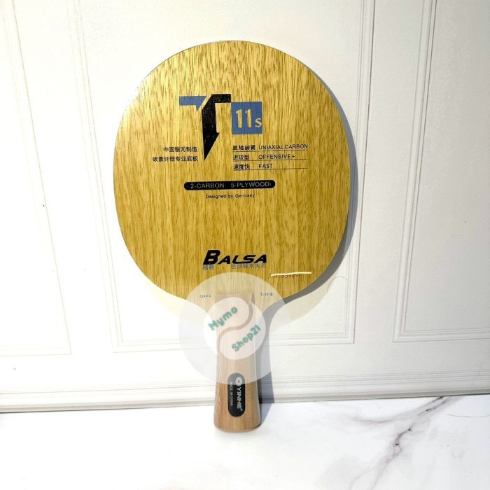 kayu Bat Tenis Meja Pingpong Yinhe T11s Balsa Carbon Offensive Plus FL