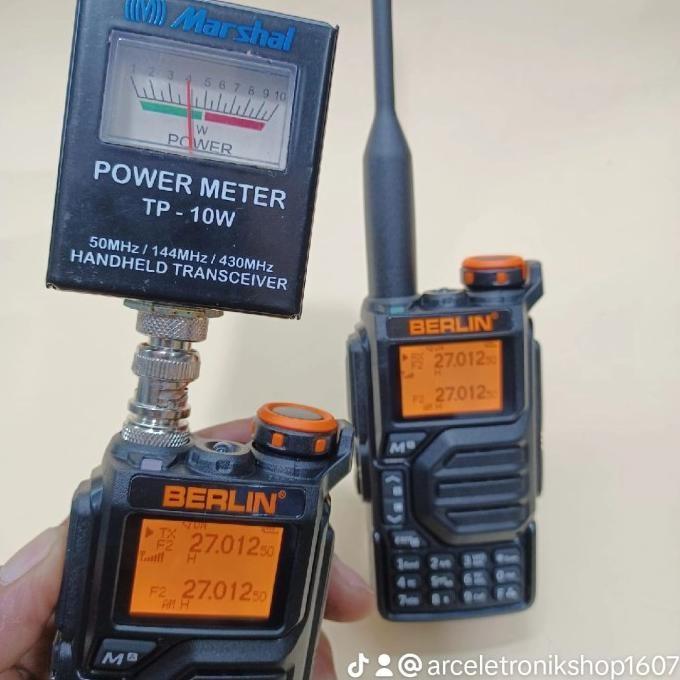HT Berlin BL-558 Walkie Talkie Original UNLOCK SEMUA FREQUENCY