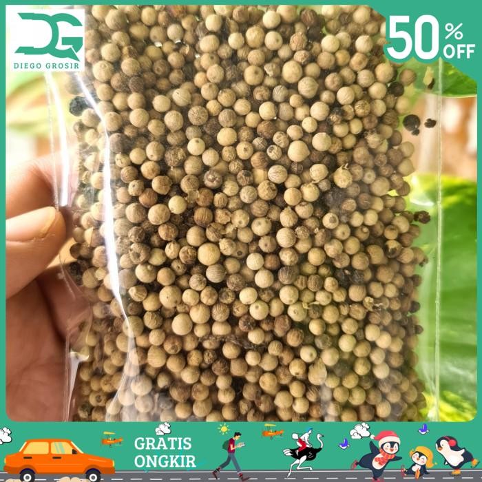 

BAHAN ALAMI BIJI LADA PUTIH 100GR - BIJI MERICA PUTIH KUALITAS BAGUS BY DIEGO GROSIR BEST PRODUK!!