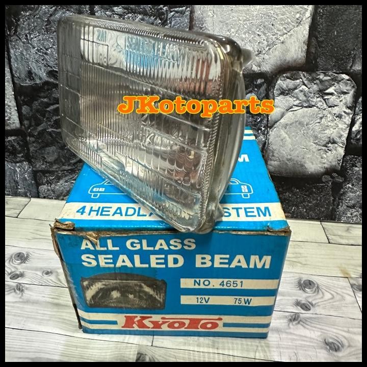 TERBARU SEALED BEAM KOTAK KECIL 12V KAKI 2