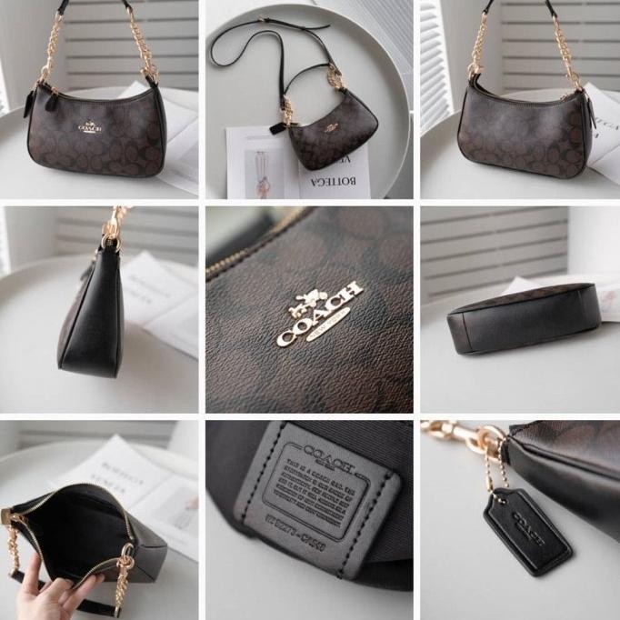 TAS WANITA SHOULDER BAG TERI SHOULDER BAG IN SIGNATURE CANVAS CA548