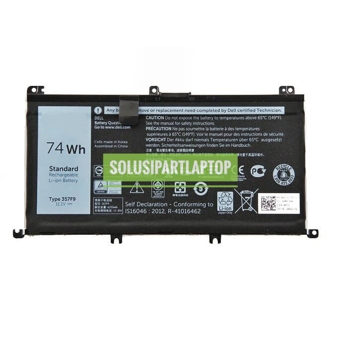 ada Baterai DELL Inspiron 15 7000 15 5000 Series 357F9 74Wh