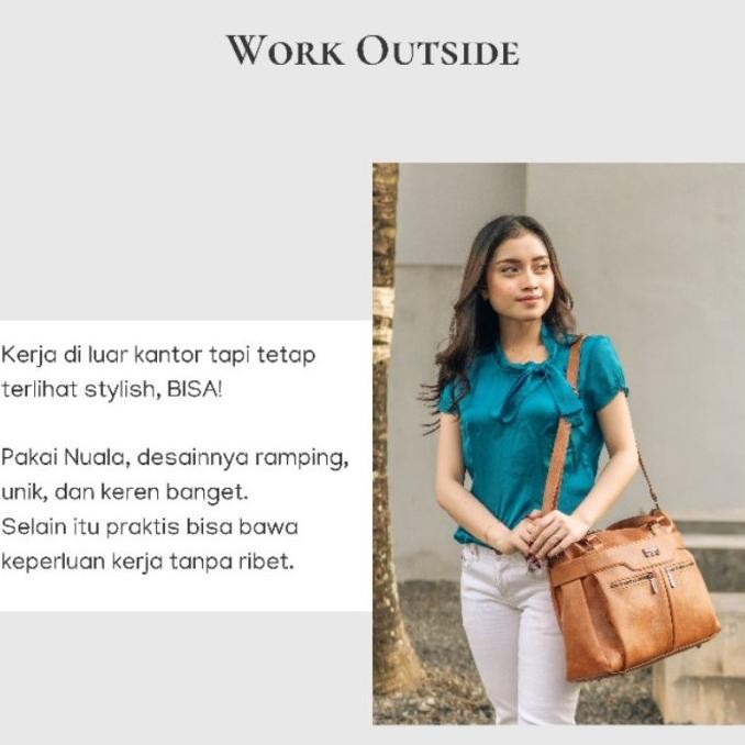 NUALA bag ORI by MANJUA TAS KERJA TAS LAPTOP TAS KULIAH
