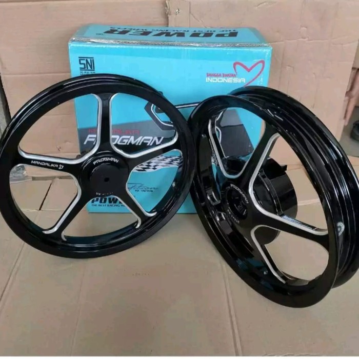 VELG RACING MANDALIKA FROGMAN RING 14" VARIO BEAT SCOOPY GENIO