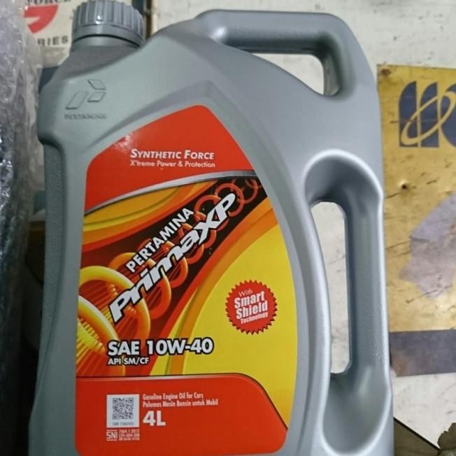 Mesran Prima Xp 10W 40 Isi 4L Oli Mobil Terbaru