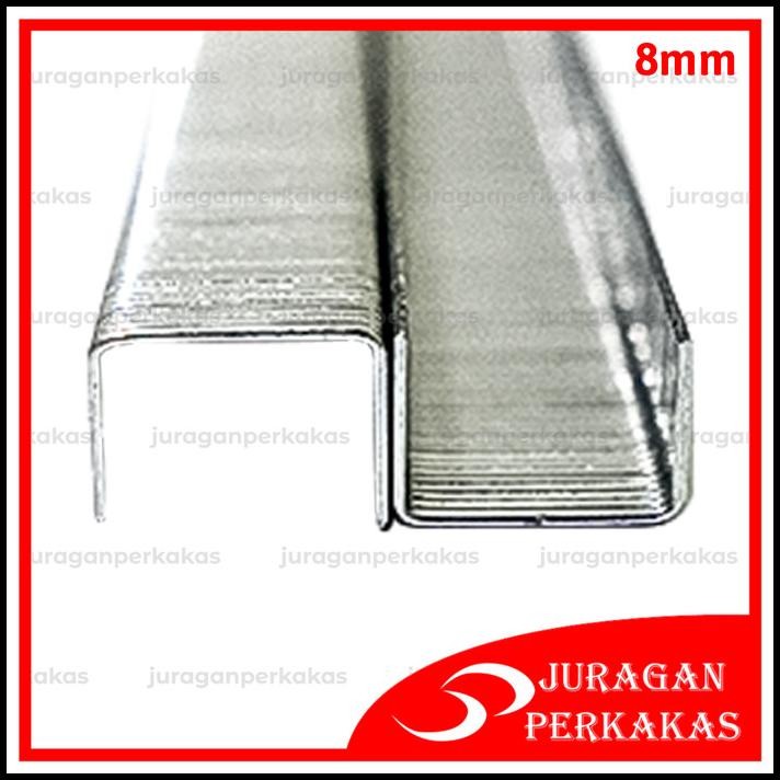 

TERBARU RPD 13/8 ISI ULANG STAPLES TEMBAK 8 MM REFILL STAPLE GUN TACKER HEKTER !!
