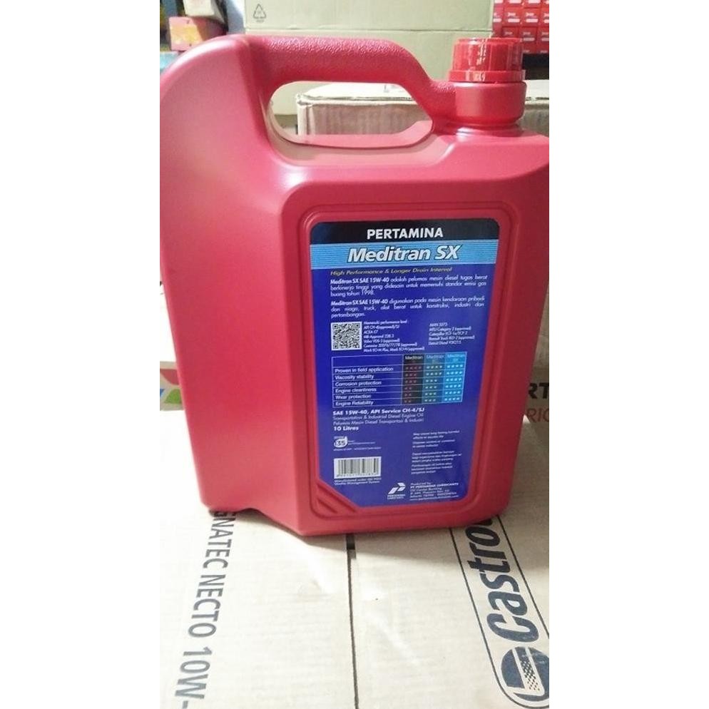 Oli Mesin Mobil Diesel Meditran SX 10 Liter