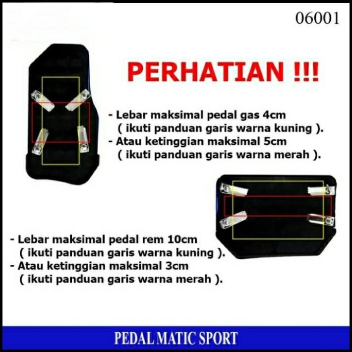 HOT DEAL PEDAL GAS MATIC MOBIL KIJANG KAPSUL PEDAL GAS MOBIL MATIC 