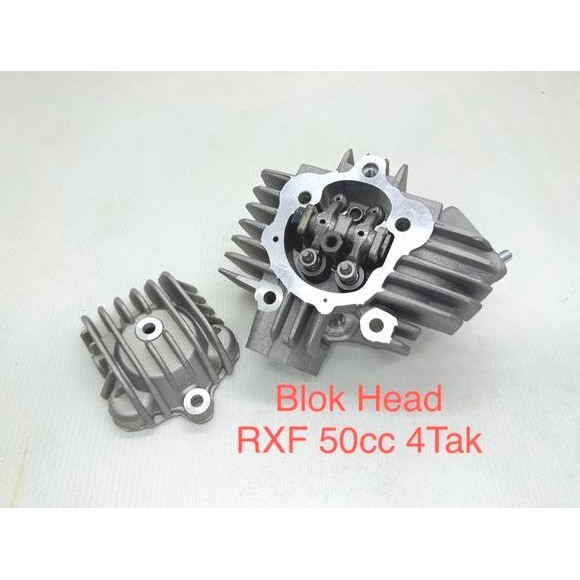 Blok Silinder Head Mini Gp Trail Gp Medium Rxf 50Cc 4 Tak Matic Original