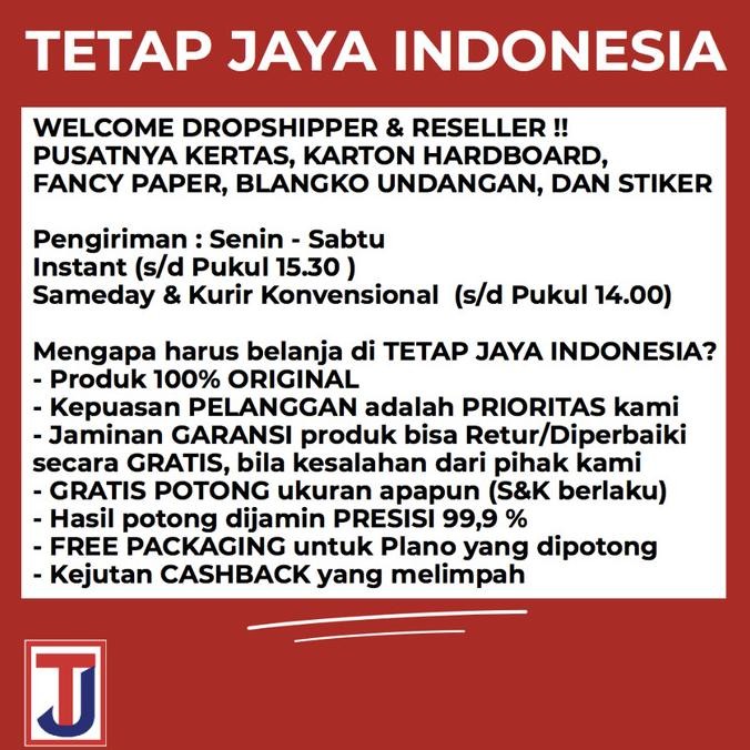 

Kertas Hvs 80 Gram Plano Merek Rap Isi 500 Lembar Terbaru