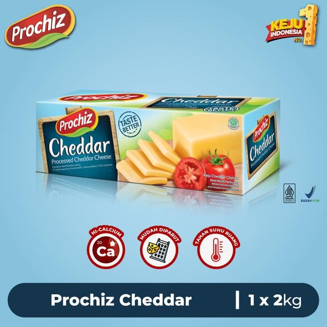 

PROMO Keju PROCHIZ Cheddar 2 kg