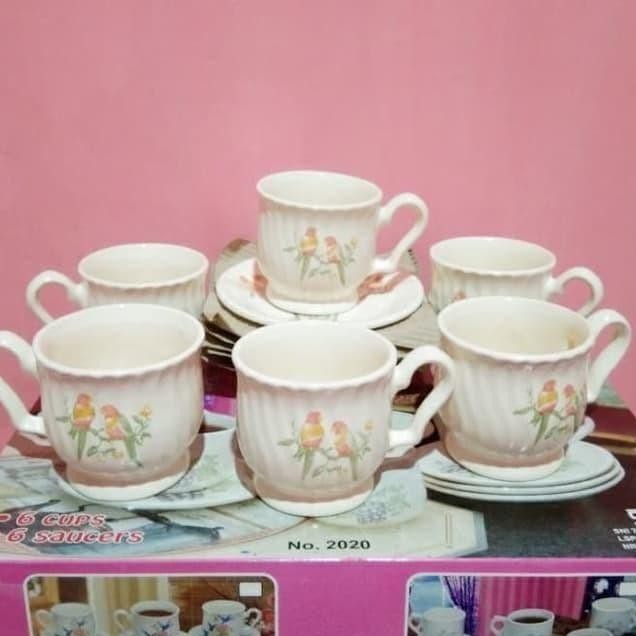 Cangkir Set / Gelas Set / Cangkir Kado Napoleon 12 Pcs