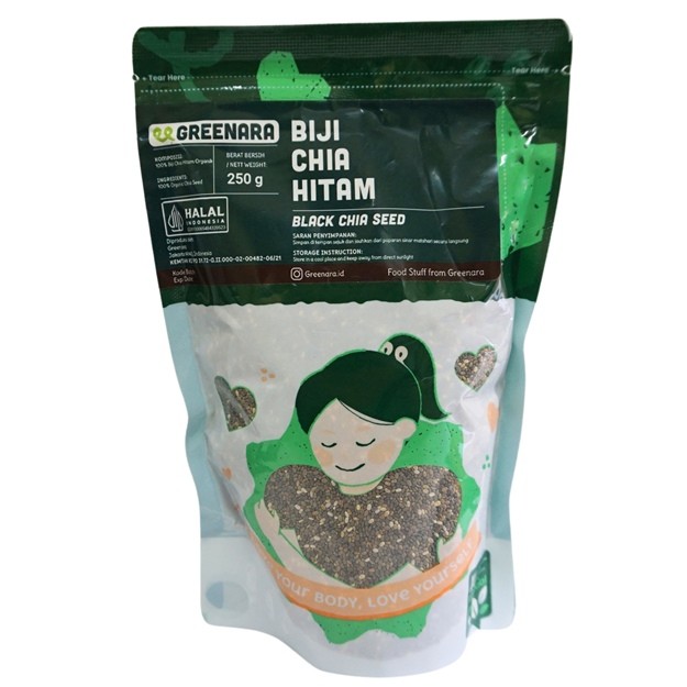 

S20462 GREENARA BIJI CHIA SEED 250GR POUCH MAJU BERSAMA