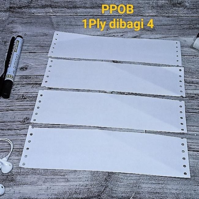 

Kertas Ppob 1Ply 9,5X11"/4 Letter Terbaik