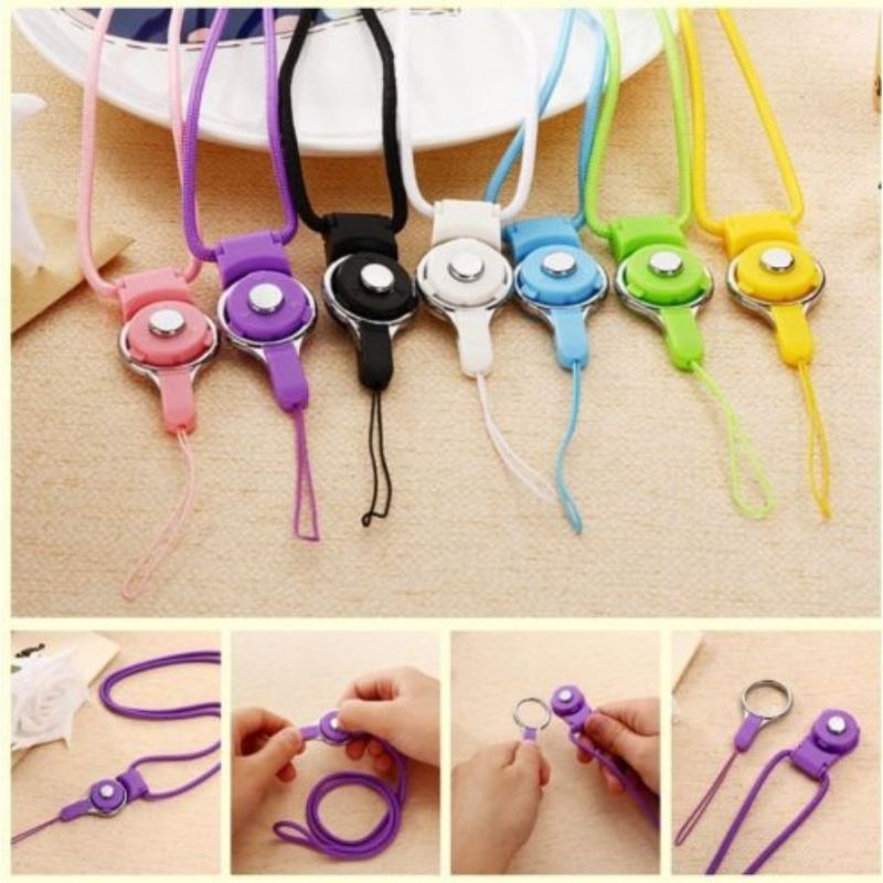 Gantungan Kalung Tali HP 2in1 Gantungan HP gantung di leher