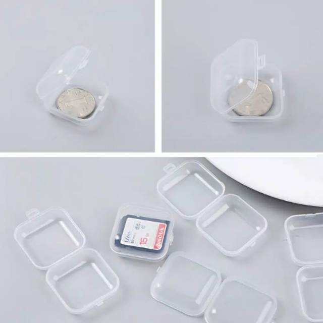 Kotak Box Kecil Untuk menyimpan bend kecil cincin perhiasan swarovsky baut mmc anting dll 1pc