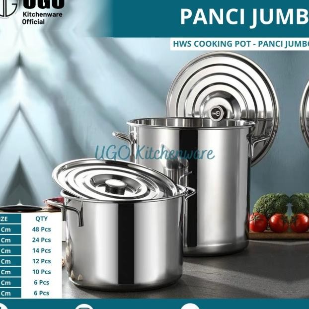 Panci Jumbo Stainless / Panci E Stainless / Panci Bakso Stainless