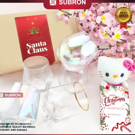

Subron Hampers Gelas Kaca 2 Pcs Natal Christmas Cantik Kado Hadiah Gift Parcel Sendok Aesthetic Tahun Taun Baru New Year Siap Kirim