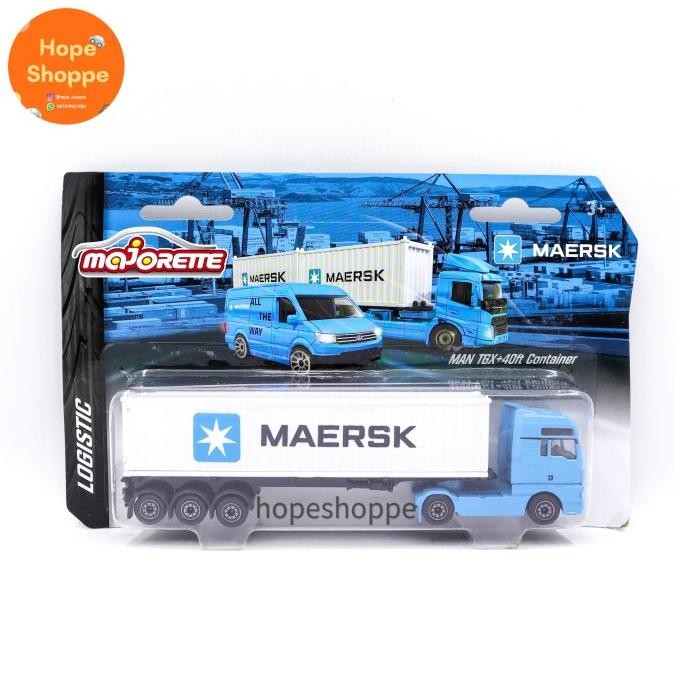 Majorette Logistic MAN TGX+40ft Container Maersk Original