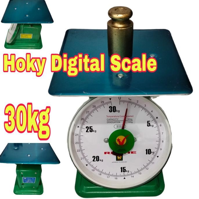 timbangan duduk jarum RENHE 50kg size kecil