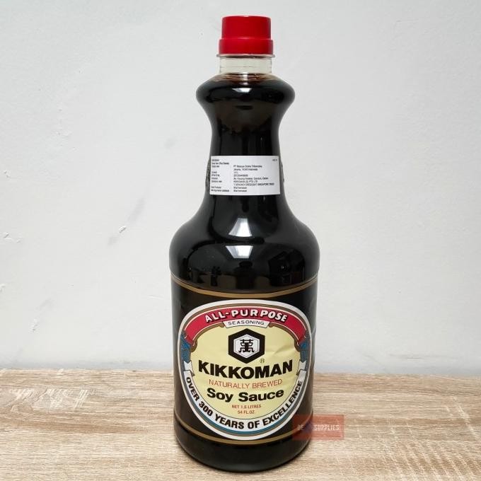 

Kikkoman Shoyu Premium Soy Sauce 1.6L - Kecap Asin Jepang Resto E82JA