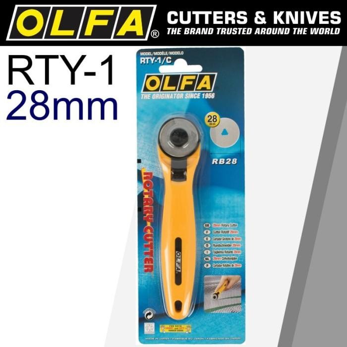 

Alat Gunting Kain 28Mm Rty-1/C Olfa Rotary Cutter Japan