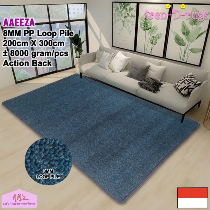 Karpet Permadani Jumbo Alas Lantai Ruang Tamu Polos Nimalis Nms