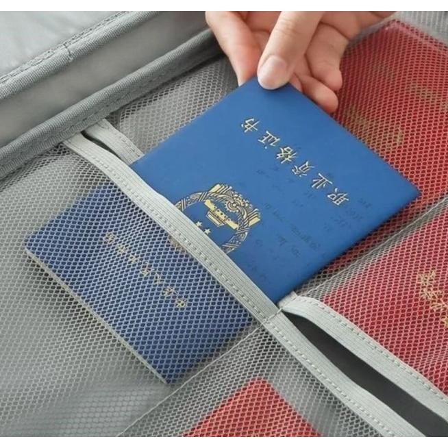 

SALE! TAS PARTISI DOKUMEN TRAVEL DOCUMENT BAG STORAGE WITH 3 DIGIT PASSWORD