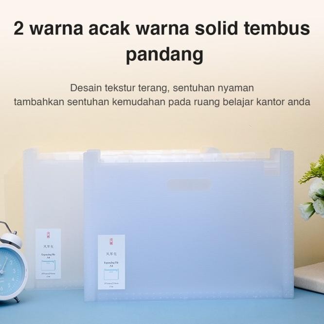 

TERJAMIN DELI FILE FOLDER DOCUMENT BAG TAS DOKUMEN FILE A4 ISI 13