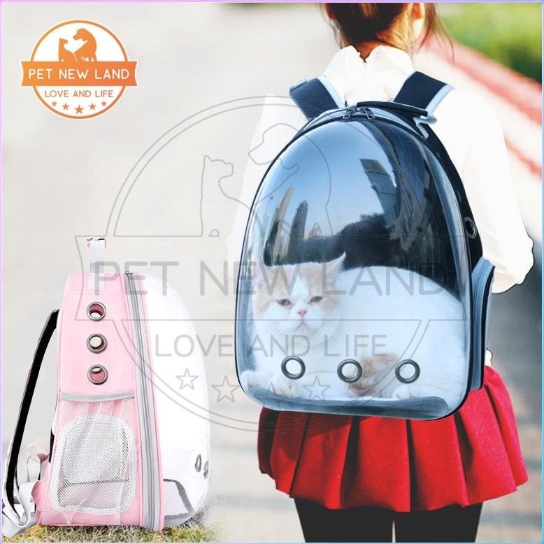 Tas Kucing Astronot Transparan Pet Cargo Kucing Besar Tas Ransel Hewan Kucing Ransel
