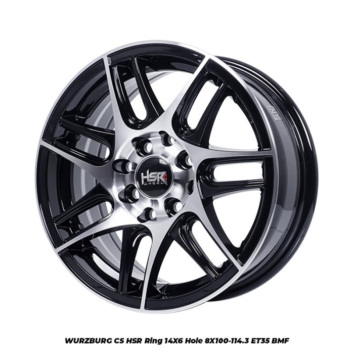 Velg mobil ring 14 untuk Ignis, Ayla, Sigra, Yaris dll hsr wurzbrug cs