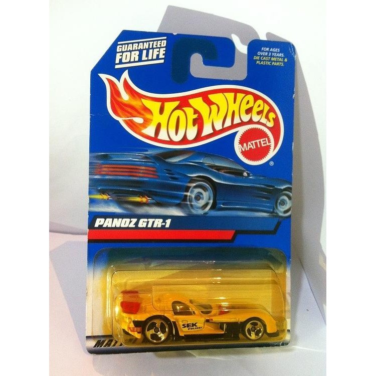 Hot Wheels. 2000 Mainline - Panoz GTR-1. Yellow MATTEL 2000