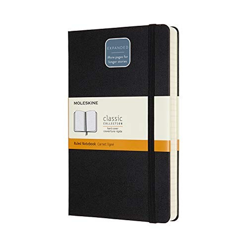 

Buku catatan klasik Moleskine QP060EXP Sampul keras 400 halaman yang diperluas Ukuran besar hitam Heng Ling |oqoBkhGu|