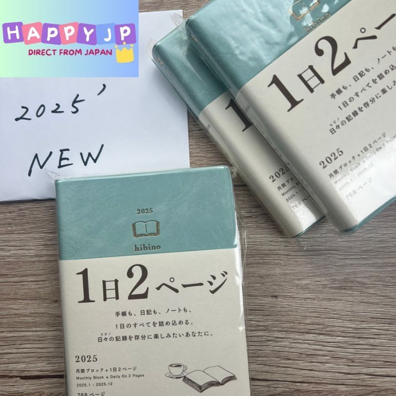 

Midori Hibino Planner 2025 A6 Daily Blue Green 22336006 (Dimulai Januari 2025) |2cC2XPZ9|