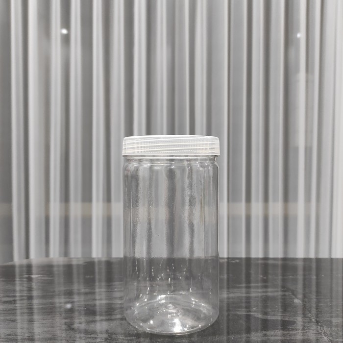 Toples Plastik 1 Liter - Toples Tabung 1 Liter - Toples Kue Snack