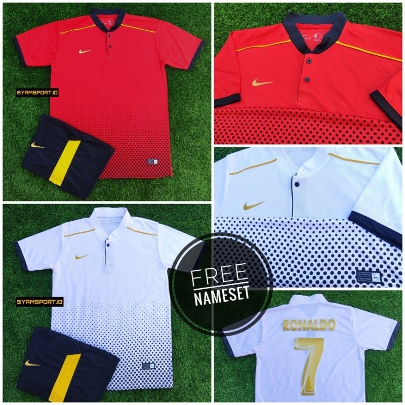 Jersey Bola Krah Shanghai (Baju + Celana) Grade Ori Lokal CUSTOM NAMESET / Jersey Futsal / Jersey