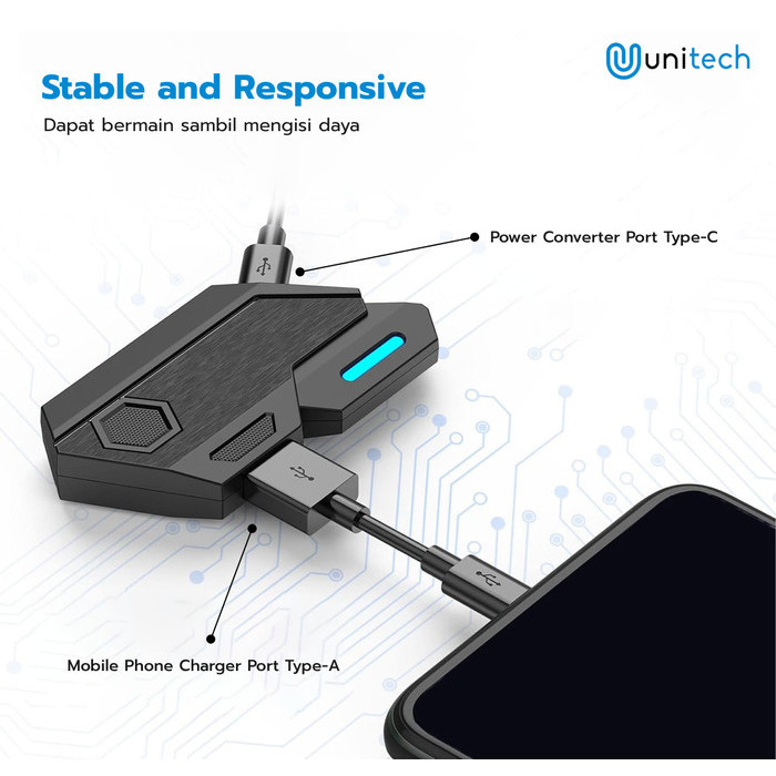 Unitech Converter Nova Dex X SE Mouse Keyboard Wireless Bluetooth Android HP Tablet