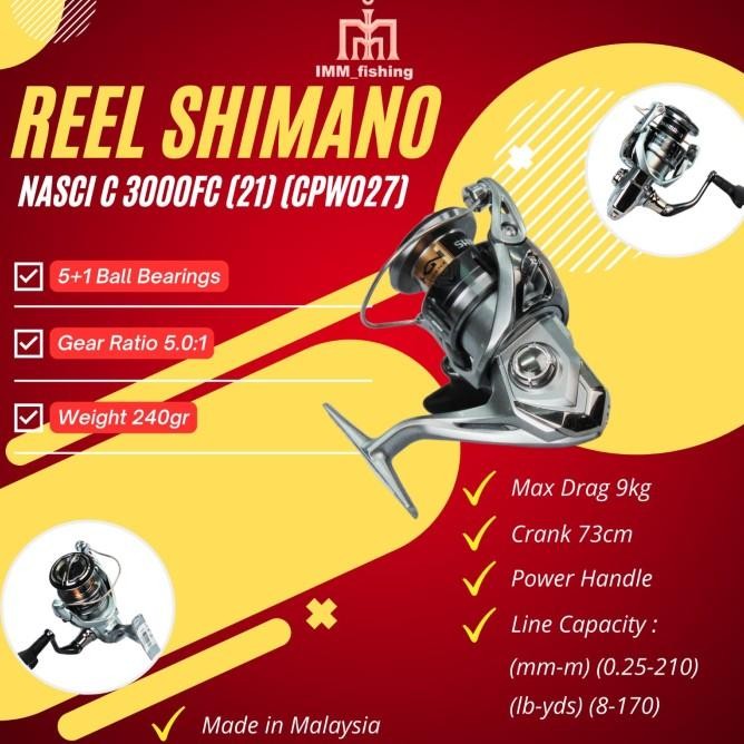 Reel Shimano Nasci C3000Hg