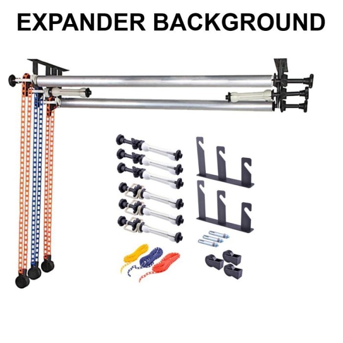 Expander Roll Baground Bar Manual 3 - 4 set Studio Foto