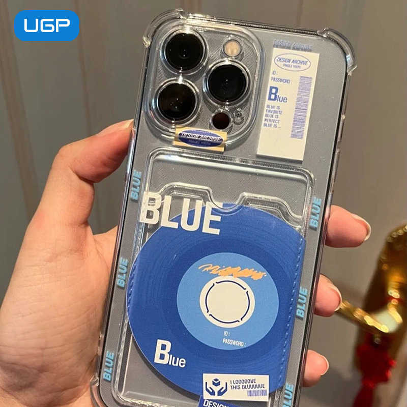 Luar Negeri Card Holder Anti Shock Transparan Recordcasing Oppo Reno 14F A60 Reno 11F 5G A16 8 Pro 5